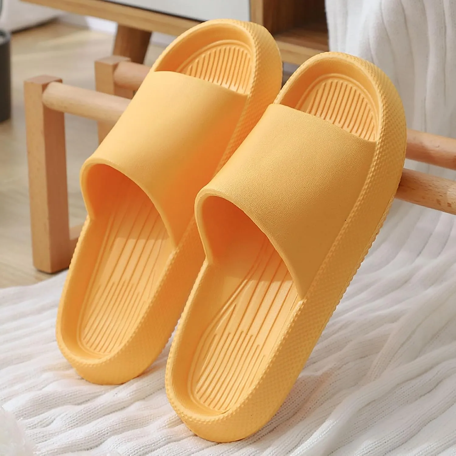 Shower Sandals Men's Athletic Outdoor Sandals Slides Non Slip Quick Drying Bathroom Slippers for Women Men