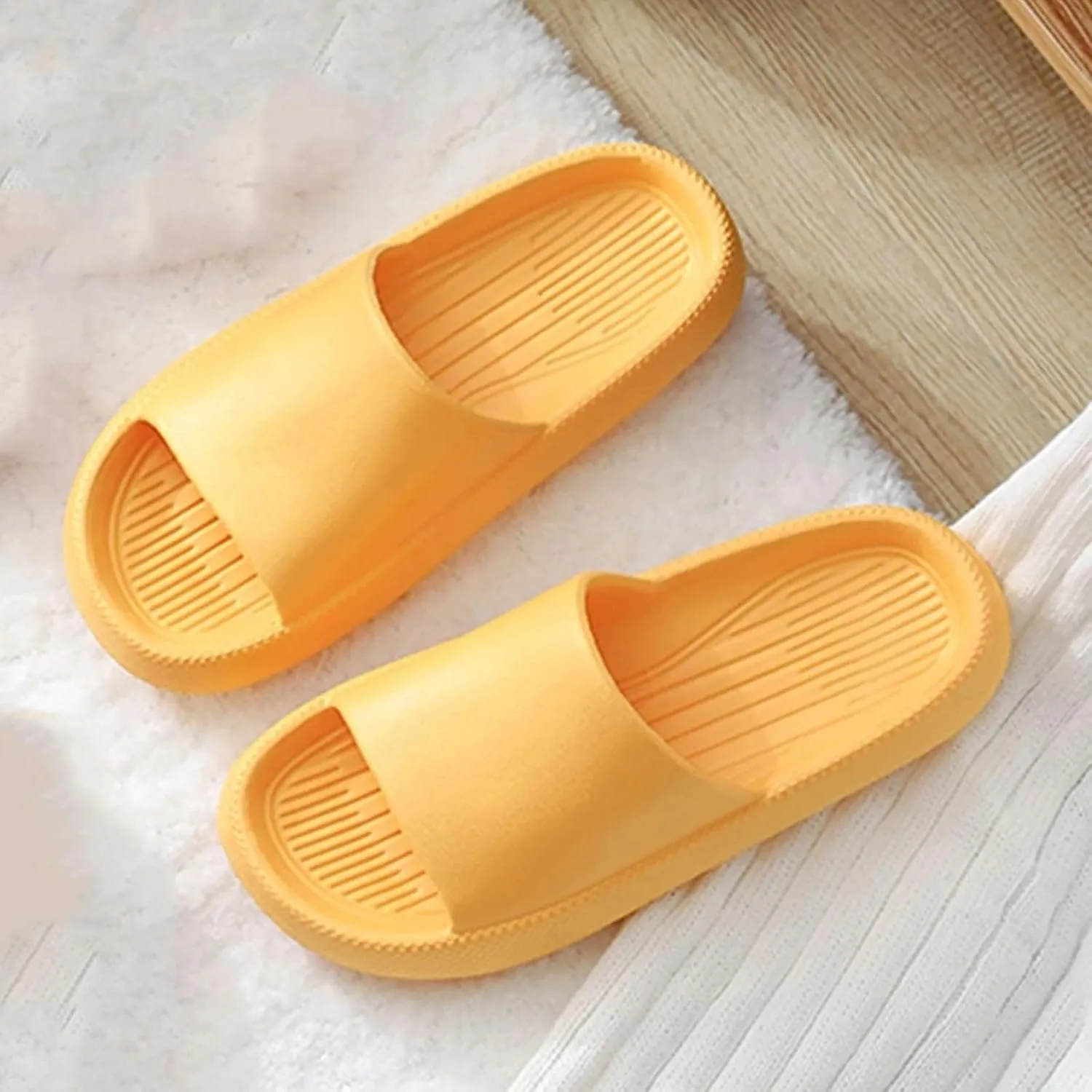 Shower Sandals Men's Athletic Outdoor Sandals Slides Non Slip Quick Drying Bathroom Slippers for Women Men