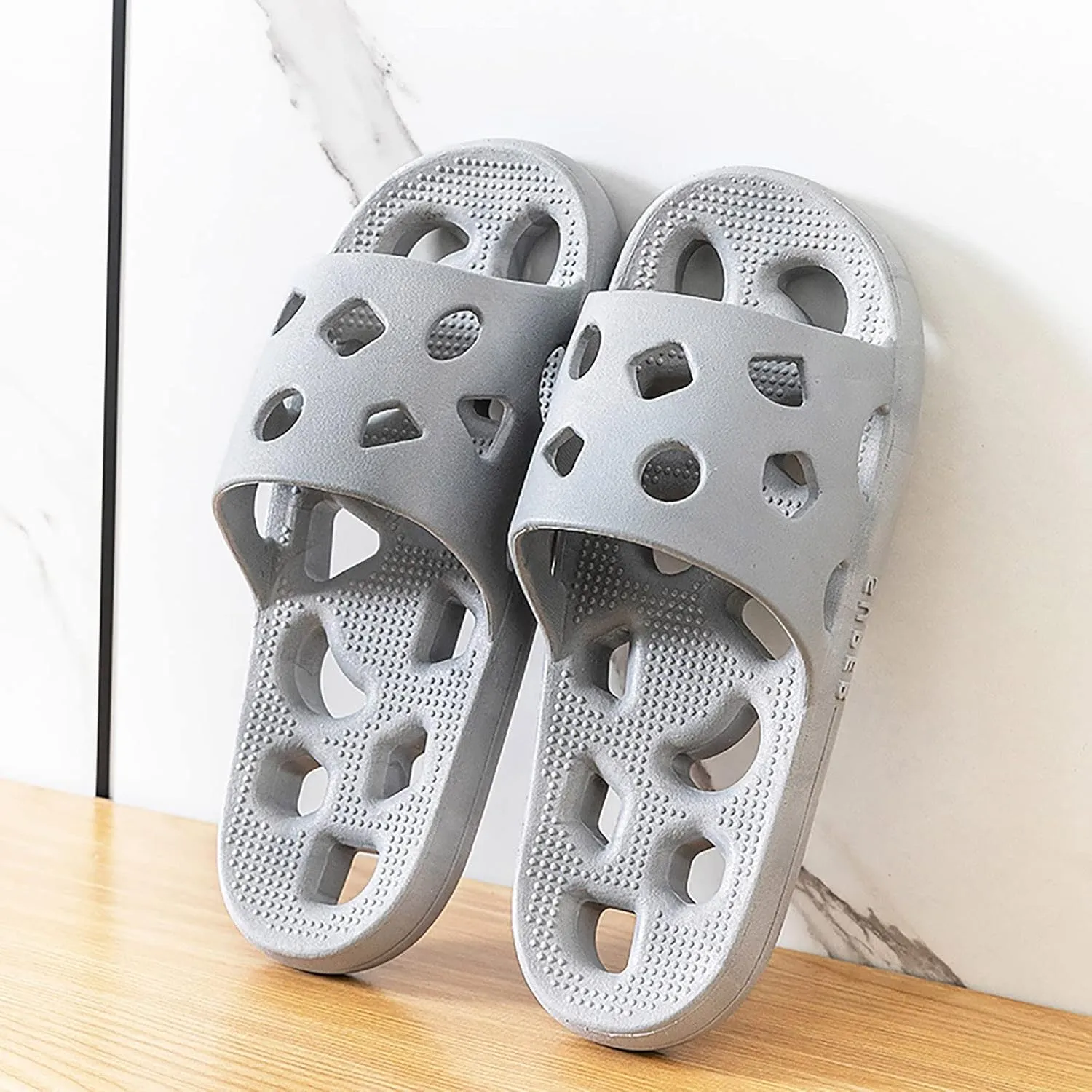 Shower Sandals Non Slip Quick Drying Bathroom Slippers for Women Men Swimming Beach Indoor and Outdoor Slides for Men