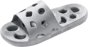 Shower Sandals Non Slip Quick Drying Bathroom Slippers for Women Men Swimming Beach Indoor and Outdoor Slides for Men