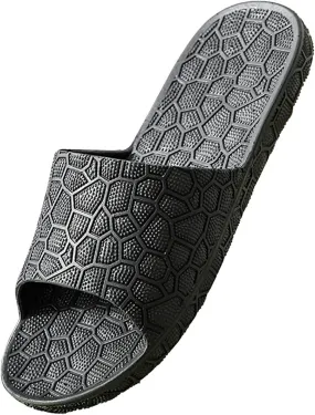 Shower Shoes Men's Athletic Outdoor Sandals Slides Shower Shoes for Living Room Pool Beach Spa Public Showers