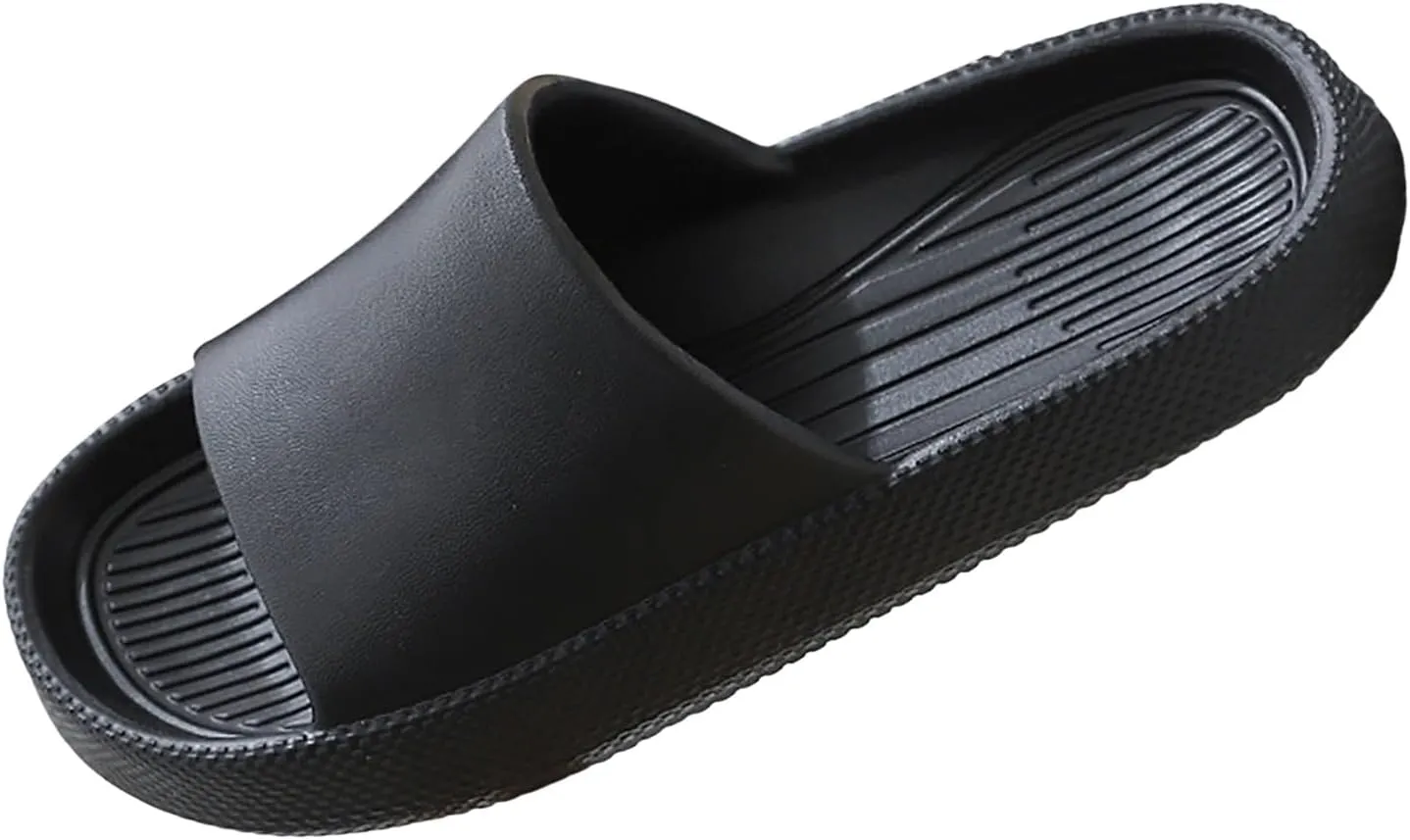 Shower Shoes Shower Shoes for Living Room Pool Beach Spa Public Showers Non Slip Quick Drying Cloud Slides for Women with Arch Support