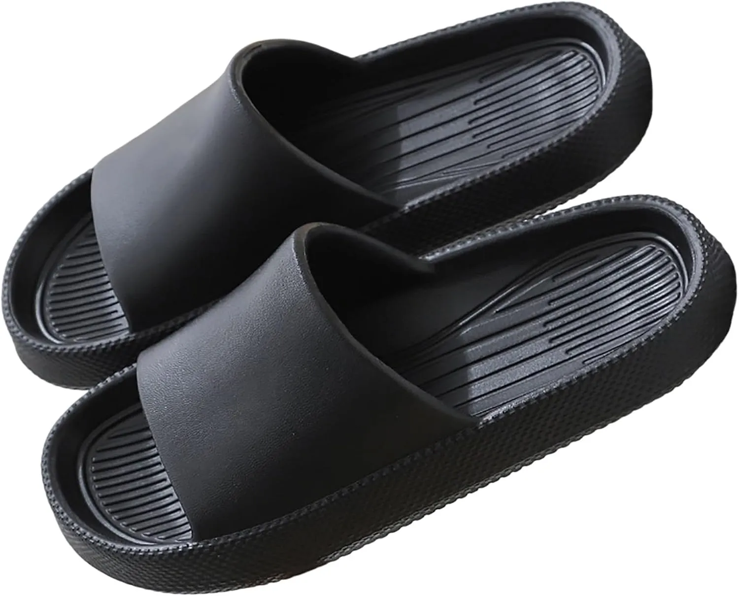 Shower Shoes Shower Shoes for Living Room Pool Beach Spa Public Showers Non Slip Quick Drying Cloud Slides for Women with Arch Support