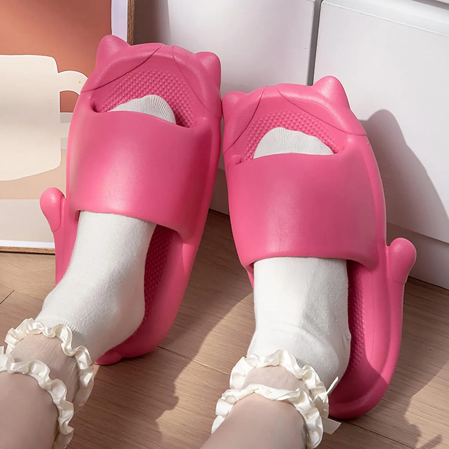 Shower Shoes Slippers with Arch Support for Women Ultra Comfort Non-Slip Shower Sandals Indoor and Outdoor