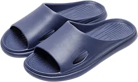 Shower Slippers Men's Athletic Outdoor Sandals Slides Shower Shoes with Drainage Holes House Slippers