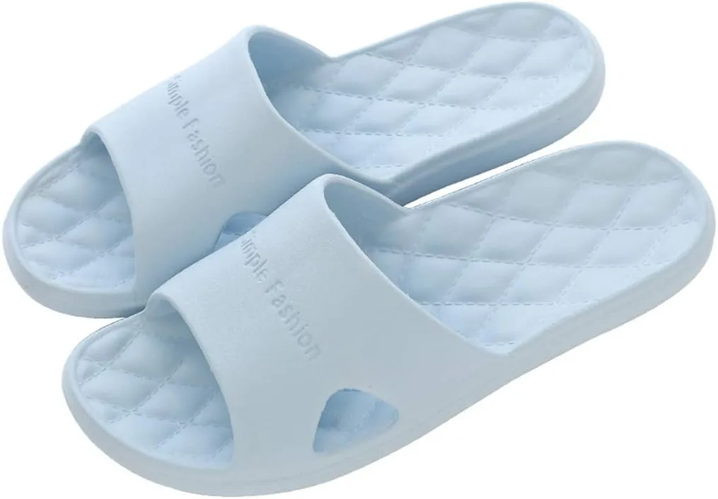 Shower Slippers Shower Slippers for Beach Showers Dorms Outdoor Non Slip Summer Bathroom Indoor House with Drain Holes