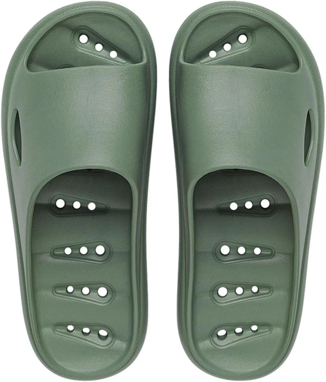 Shower Slippers Waterproof Flip Flops for Men Ultra Comfort Non-Slip Shower Sandals Indoor and Outdoor