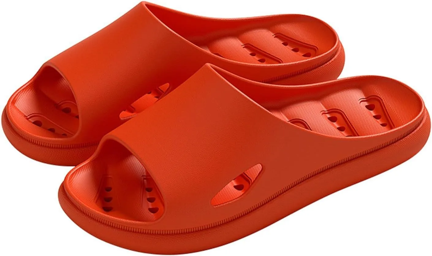 Shower Slippers Waterproof Flip Flops for Men Ultra Comfort Non-Slip Shower Sandals Indoor and Outdoor