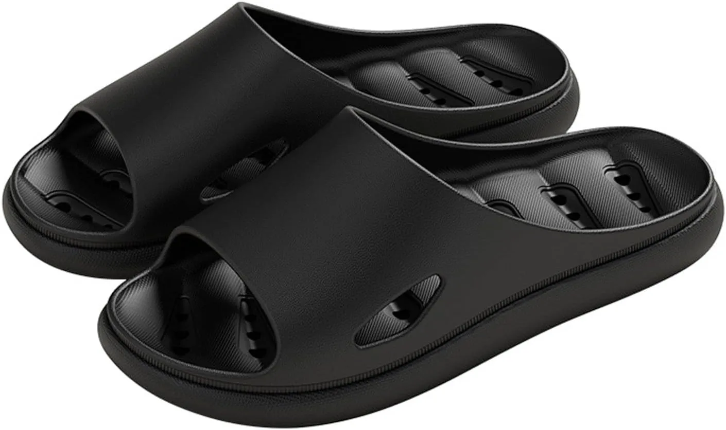 Shower Slippers Waterproof Flip Flops for Men Ultra Comfort Non-Slip Shower Sandals Indoor and Outdoor