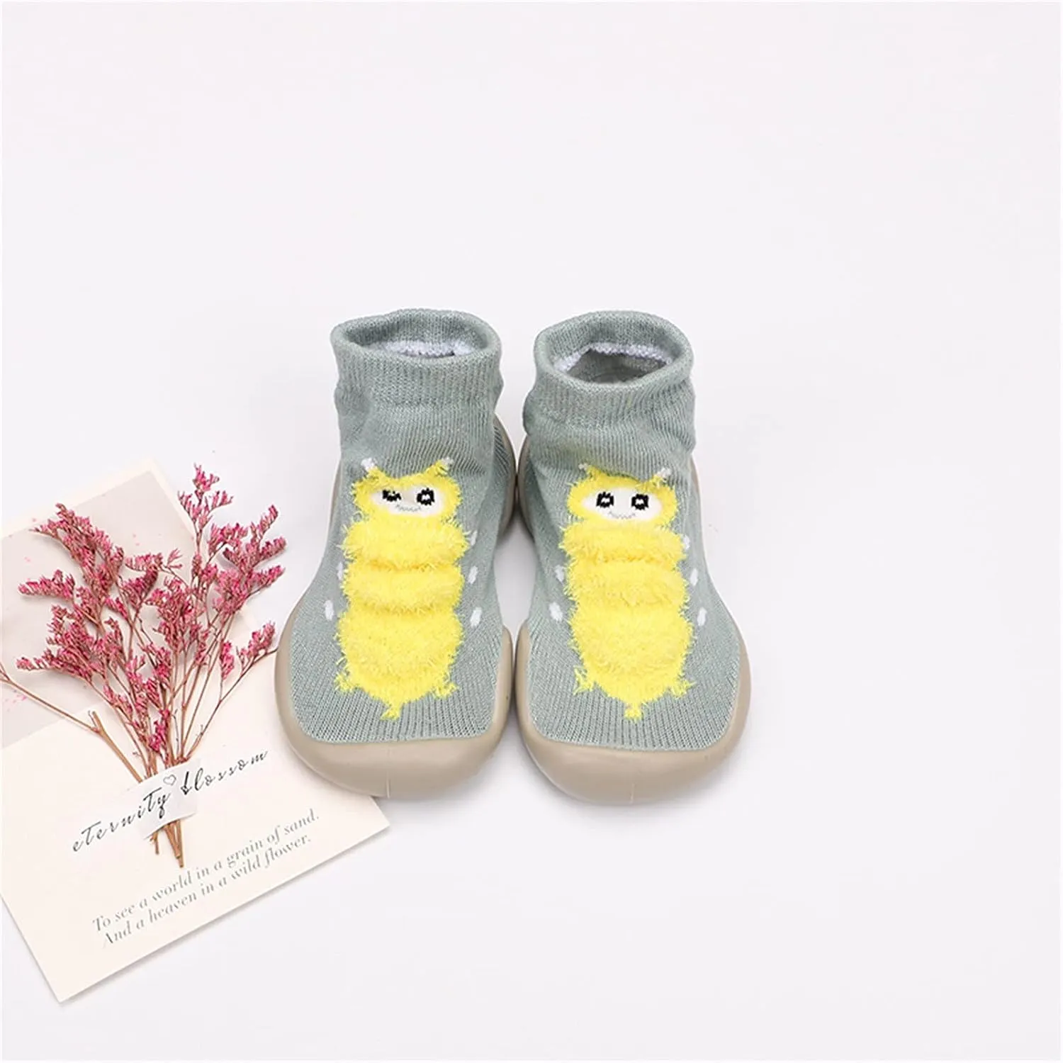 Size 8 Toddler Cleats Soccer Elastic Shoes Baby Non-Slip Walkers Baby Socks Infant First 6 12 Month Shoes