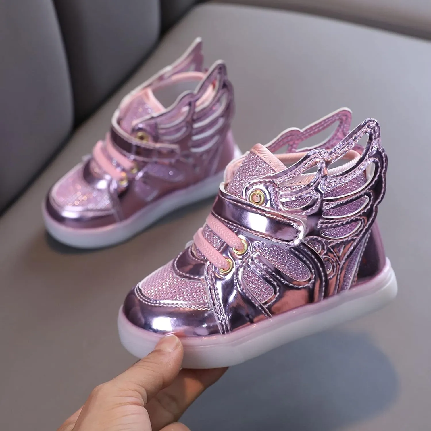Size 9 Toddler Girl Shoe Bling Children Luminous Girls Light Led Kids Baby Shoes Sport Baby Toddler Boy Shoe