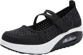 Slip On Breathe Mesh Walking Shoes Lightweight Casual Tennis Shoes Women Fashion Comfort Loafers Shoes Women
