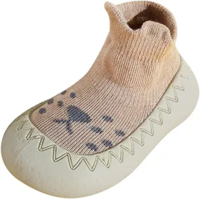 Slip on Shoes for Girls Children Baby Toddler Calling Shoes Non Slip Rubber Sole Baby Sneakers Girl Size 5