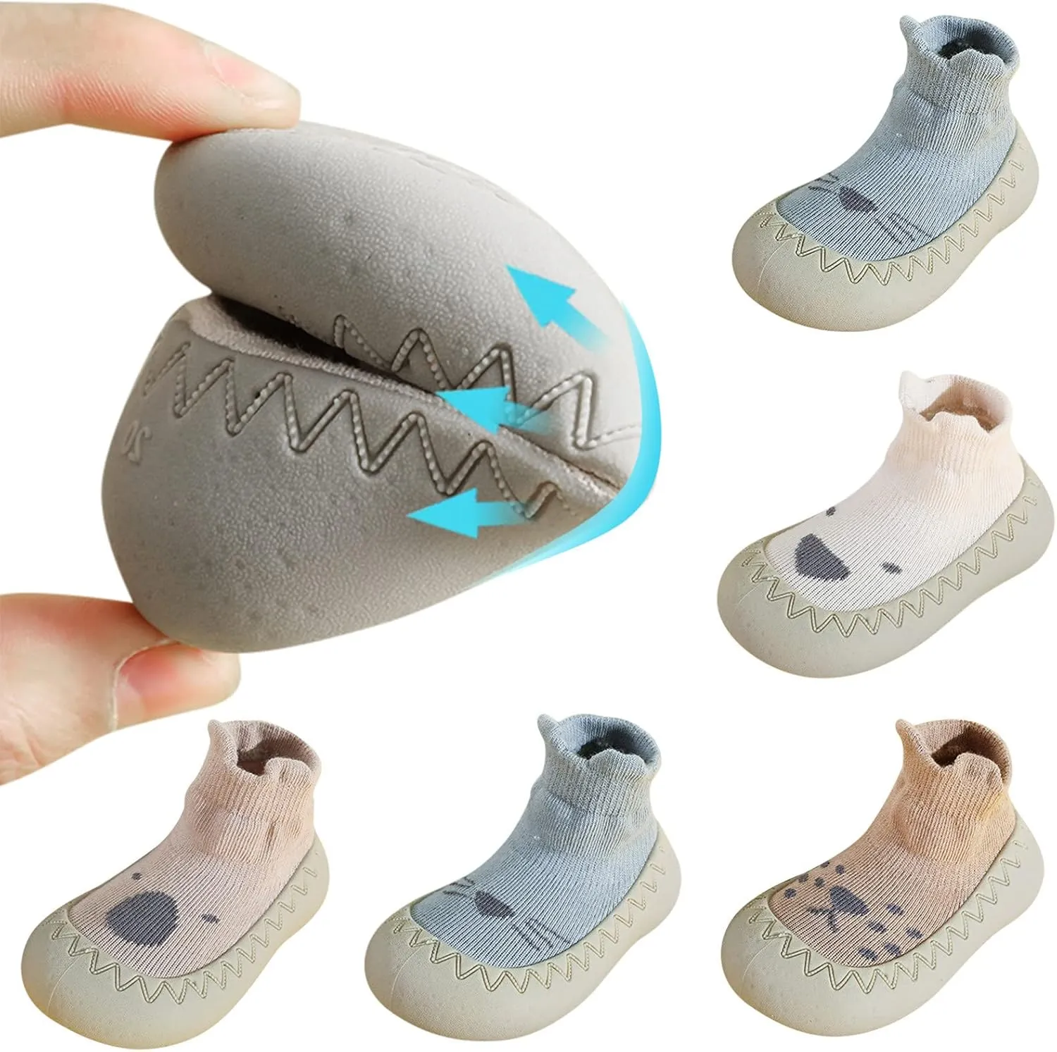 Slip on Shoes for Girls Children Baby Toddler Calling Shoes Non Slip Rubber Sole Baby Sneakers Girl Size 5