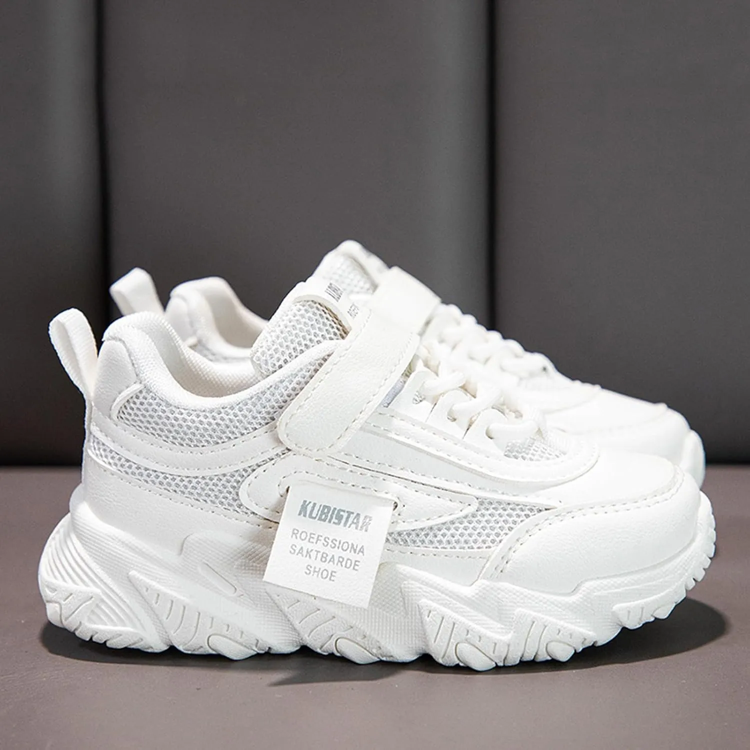 Sneakers for Girls Causal Hook and Loop Lightweight Breathable Knit Athletic Running Sneakers for Kids Comfortable Sole Shoes