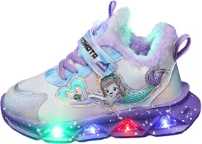 Sneakers for Girls Children's Casual Shoes Boys Breathable Non-Slip Sneakers Unisex Luminous Sneakers for Girls Running Shoes