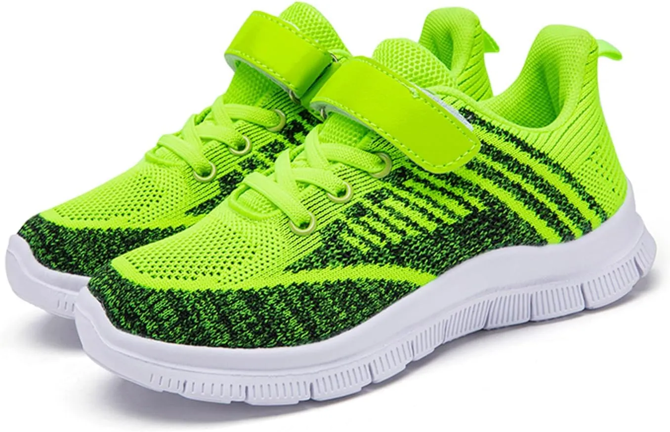 Sneakers for Girls Running Shoes for Girls Tennis Shoes Toddler Flat Thick Bottom Lightweight Non Slip Sport Athletic Shoes