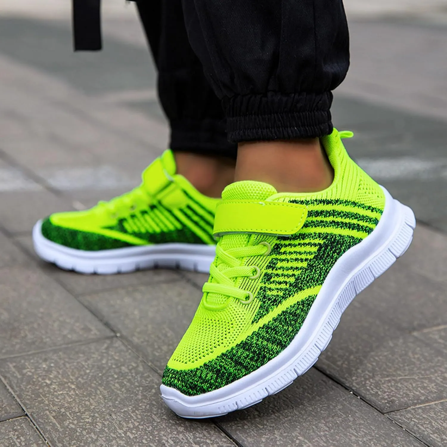 Sneakers for Girls Running Shoes for Girls Tennis Shoes Toddler Flat Thick Bottom Lightweight Non Slip Sport Athletic Shoes