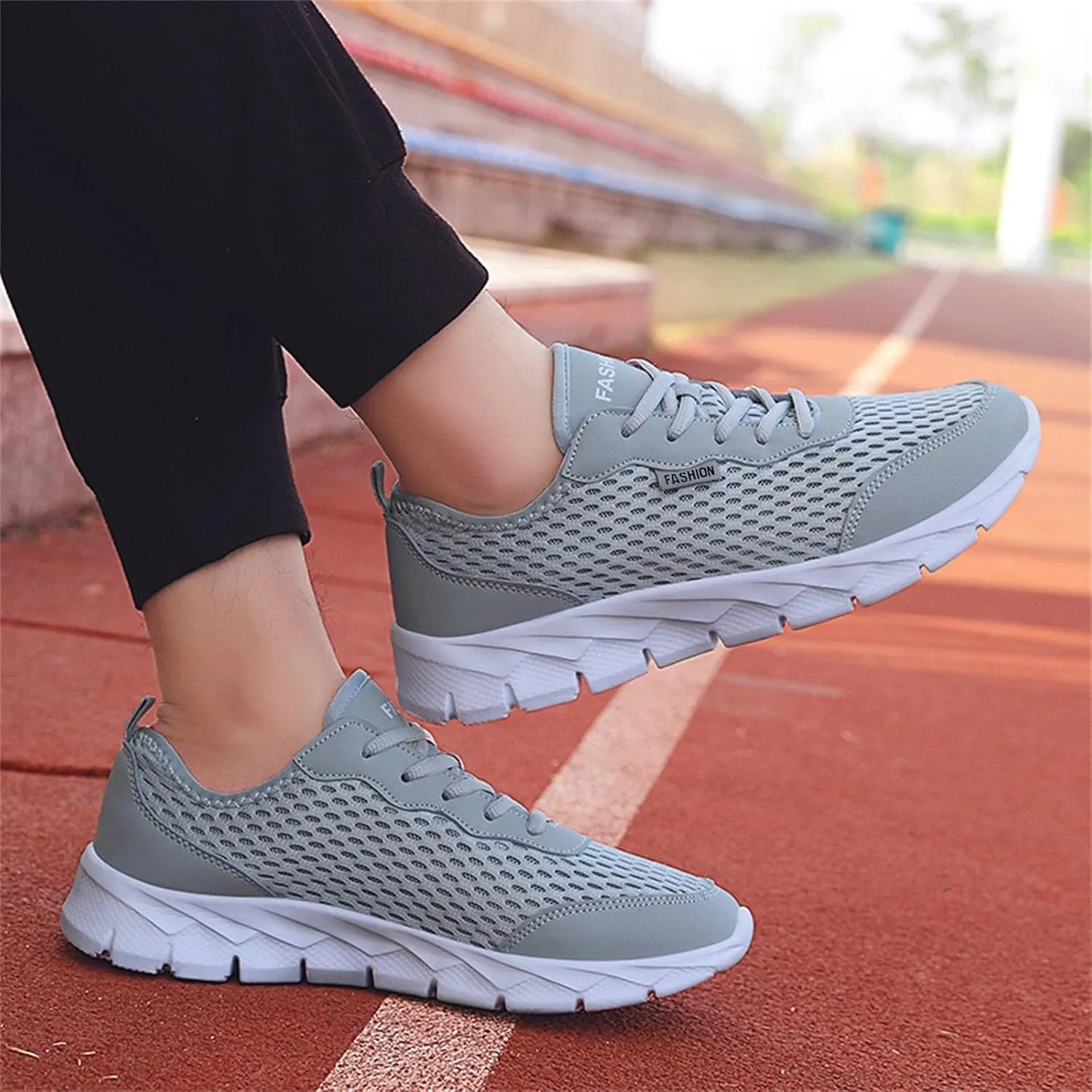 Sneakers for Mens Lightweight Walking Shoes Running Tennis Shoes Slip On Sneakers Casual Comfortable Golf Shoes