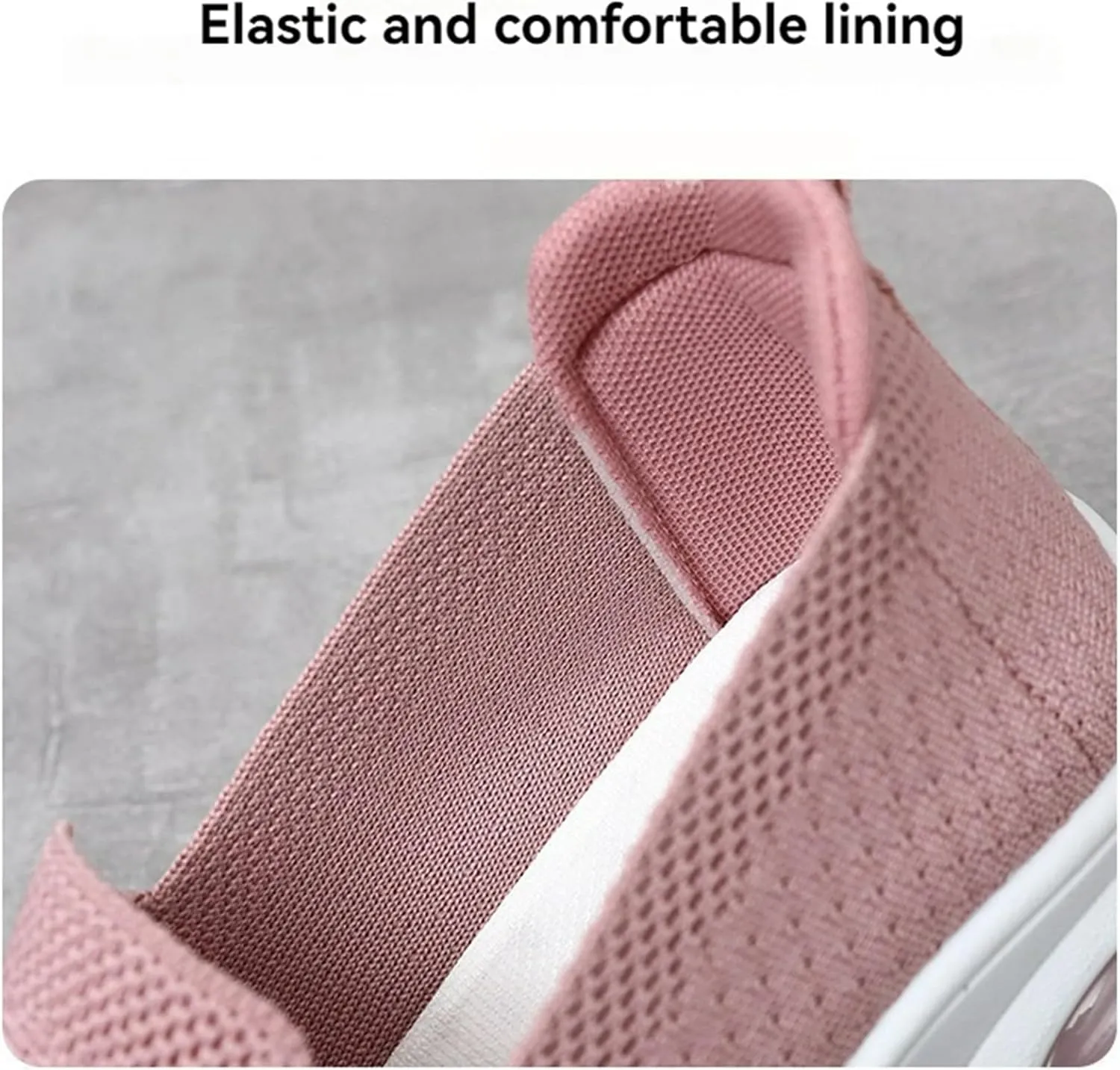 Sneakers Women Woven Orthopedic Breathable Soft Shoes Comfortable Knitted Slip on Sneakers Fashion Workoout Shopping Travel Casual Mesh Gym Shoes