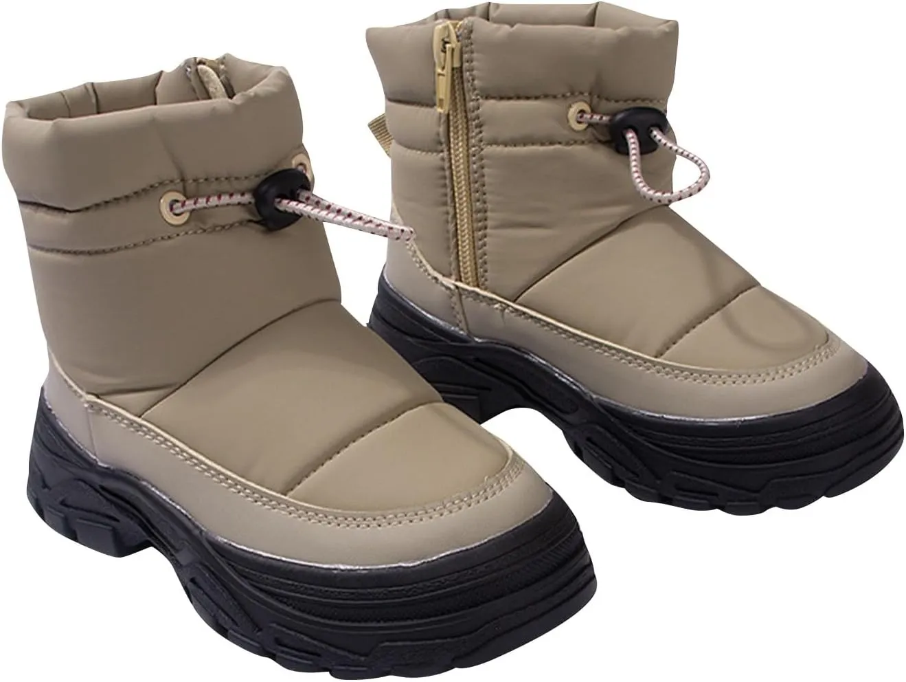 Snow Boots Boys Little Kid Toddler Winter Snow Boots Waterproof Insulated Faux Fr Boys Girls Hiking Boots For Toddler
