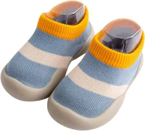 Sock Shoes Toddler,0-3 Years Newborn Boys Girls Cartoon Fleece Warm The Floor Socks Non Slip Prewalker Shoes