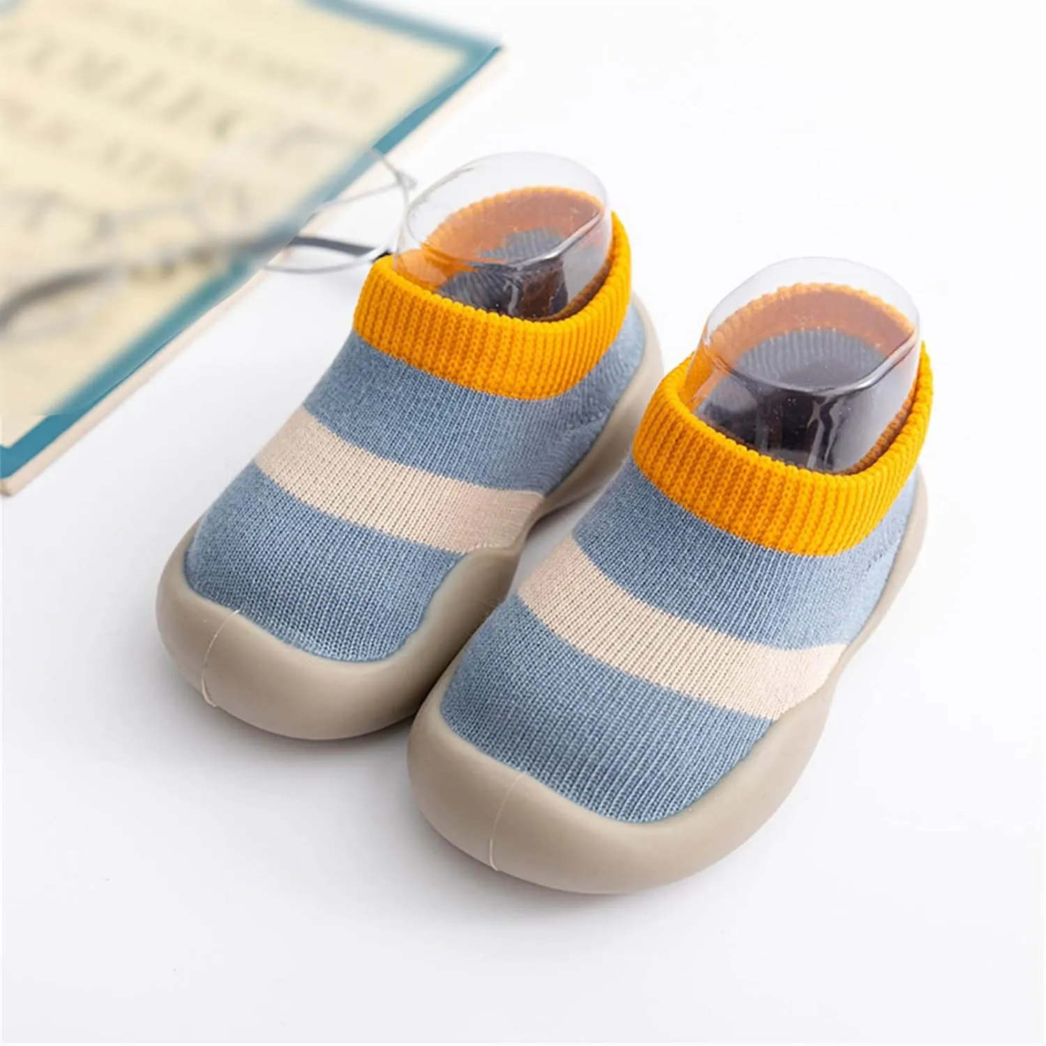 Sock Shoes Toddler,0-3 Years Newborn Boys Girls Cartoon Fleece Warm The Floor Socks Non Slip Prewalker Shoes