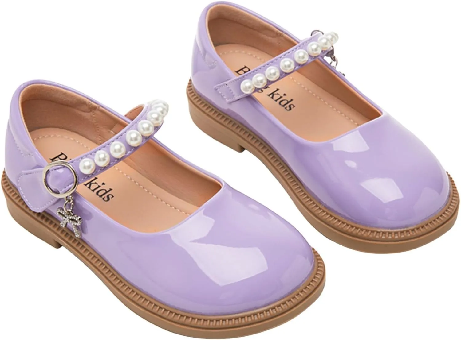 Sports Athletic Tennis Sneaker Girls Dress Shoes Mary Jane Double Straps High Heel Wedding Party for Little/Big Kids