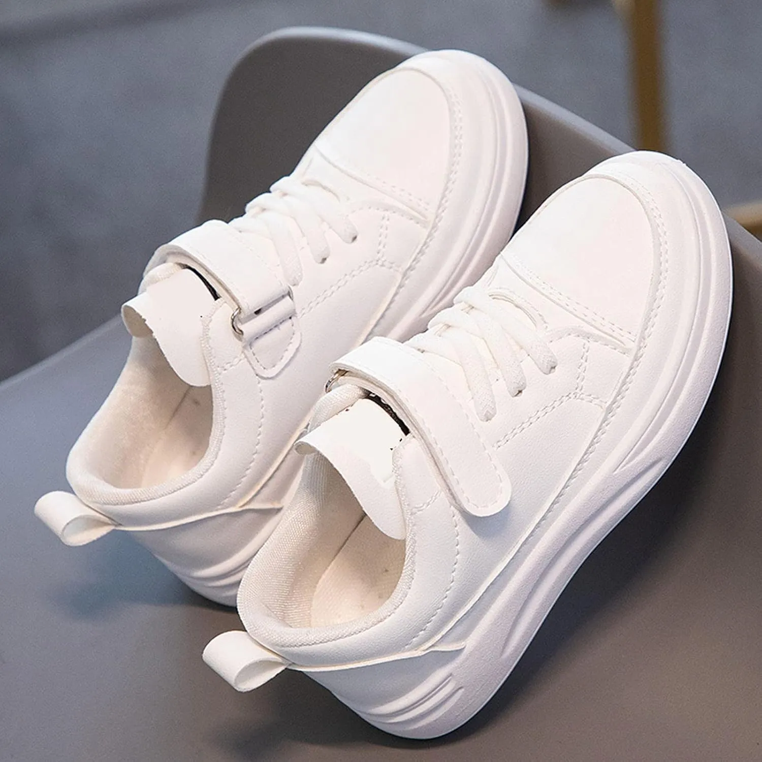 Spring and Summer New Leather Rubber Sole Shoes Non Slip Children's Casual Sports Shoes Kids Girls Shoes
