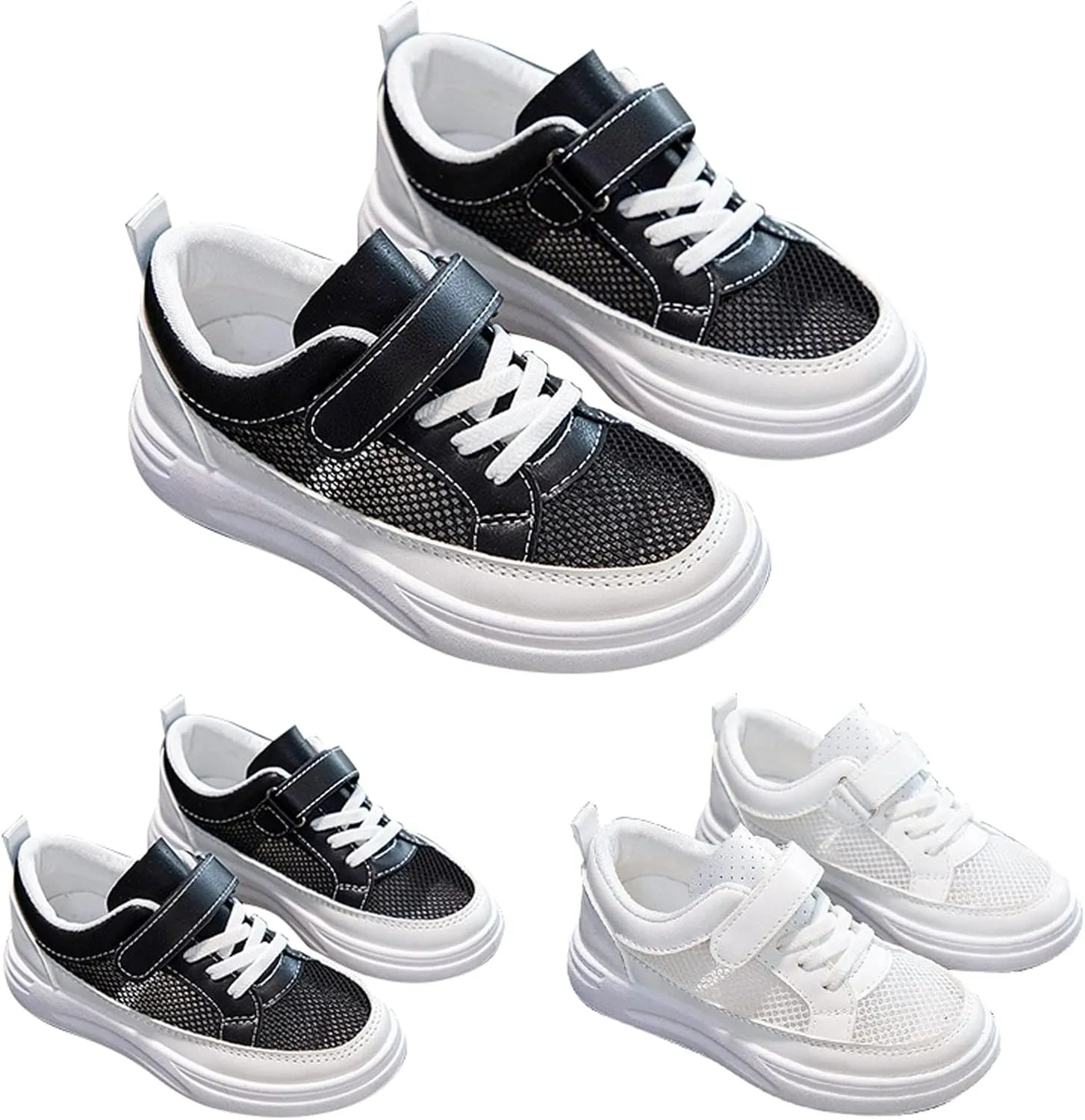 Spring and Summer New Mesh Breathable Non Slip Children's Casual Sports Shoes Girls Tennis Shoes Size 12