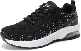 STQ Womens Air Running Shoes Non Slip Athletic Tennis Walking Workout Sneakers