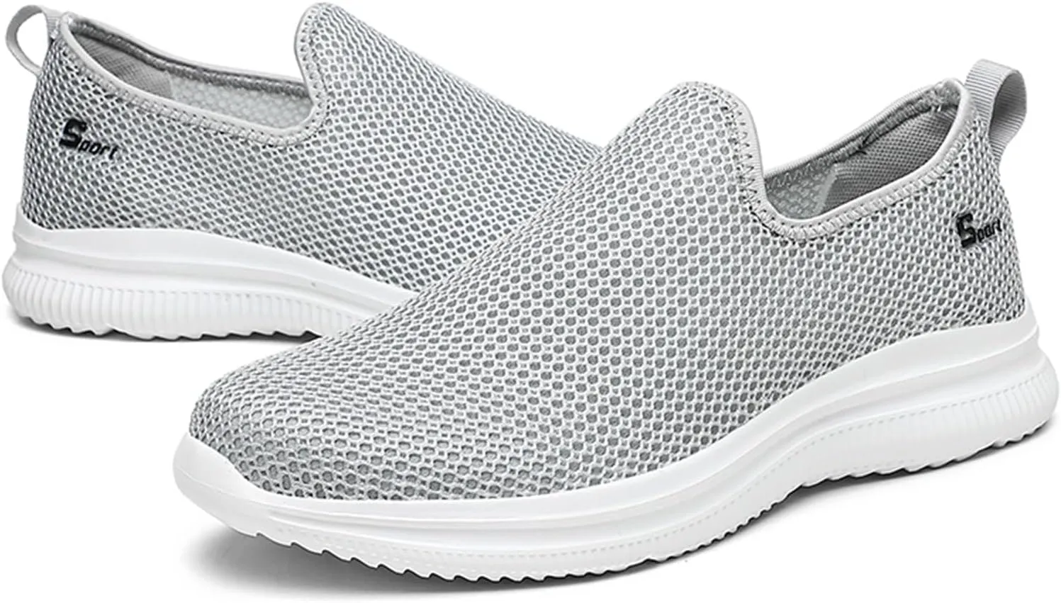 Tennis Running for Men Non Slip Mens Slip On Walking Shoes Lightweight Sneakers Breathable Tennis Shoes Casual Work Shoes