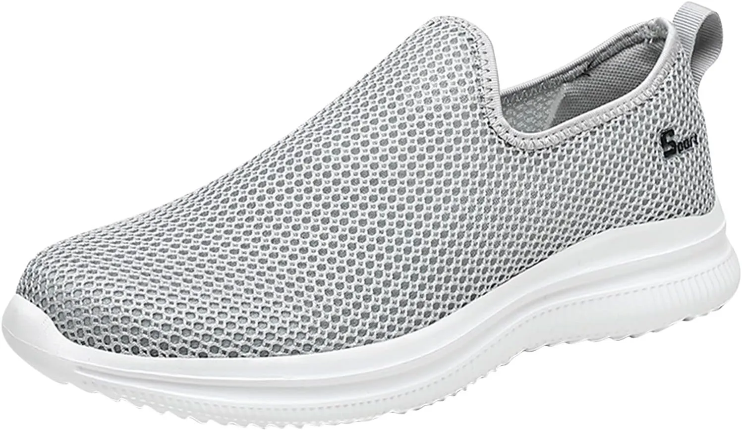 Tennis Running for Men Non Slip Mens Slip On Walking Shoes Lightweight Sneakers Breathable Tennis Shoes Casual Work Shoes