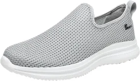 Tennis Running for Men Non Slip Mens Slip On Walking Shoes Lightweight Sneakers Breathable Tennis Shoes Casual Work Shoes