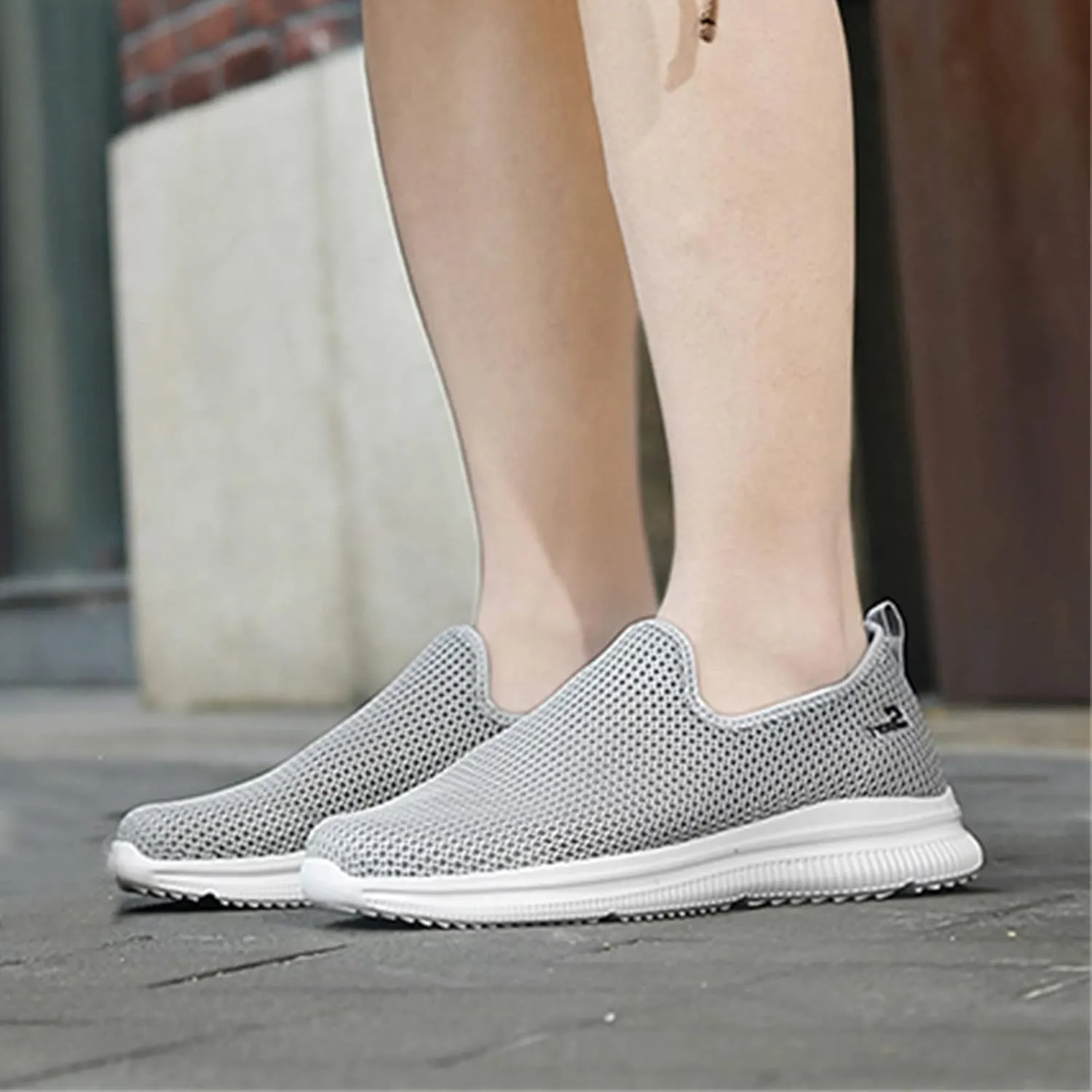 Tennis Running for Men Non Slip Mens Slip On Walking Shoes Lightweight Sneakers Breathable Tennis Shoes Casual Work Shoes