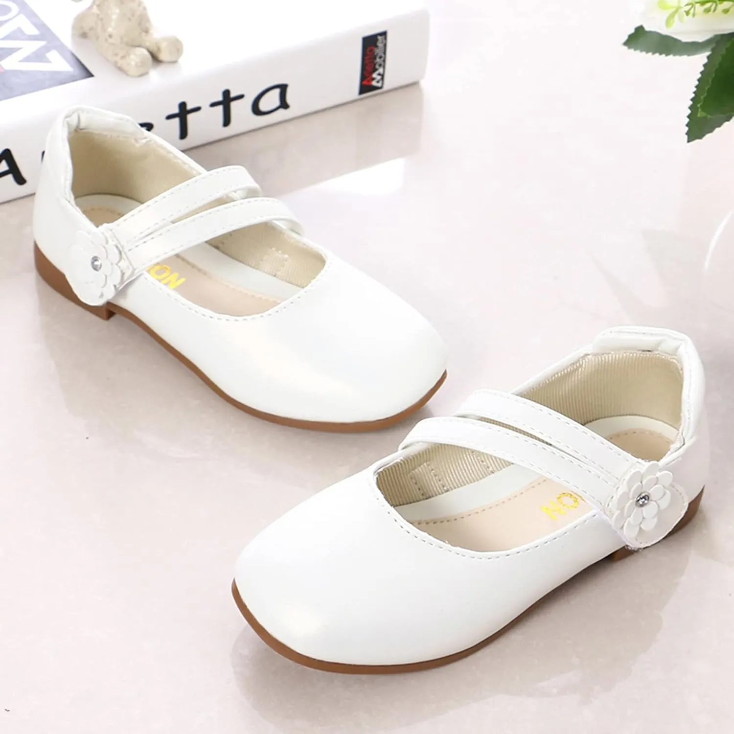 Toddle Shoes Girl Shoes Small Leather Shoes Single Shoes Children Dance Shoes Girls Performance Shoes Youth Wedges