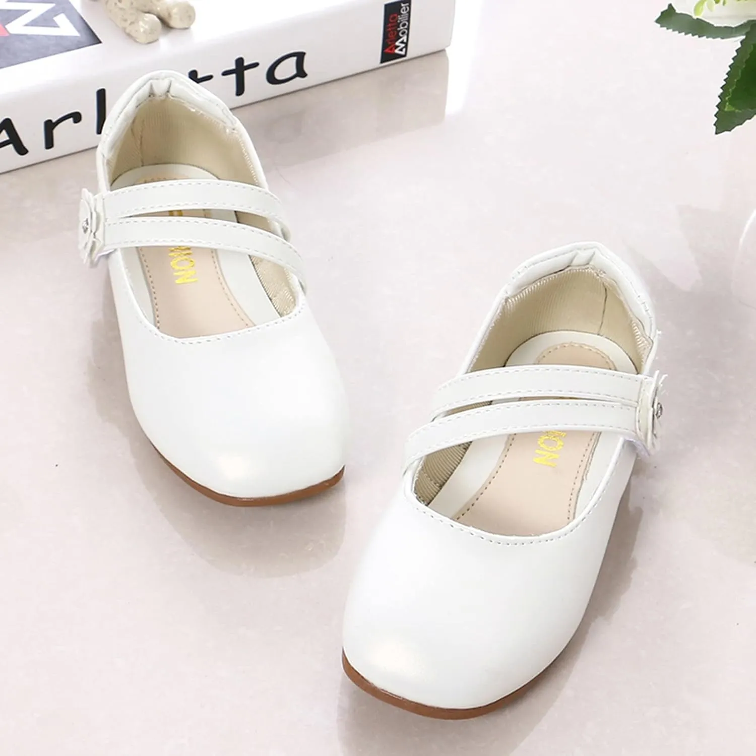 Toddle Shoes Girl Shoes Small Leather Shoes Single Shoes Children Dance Shoes Girls Performance Shoes Youth Wedges