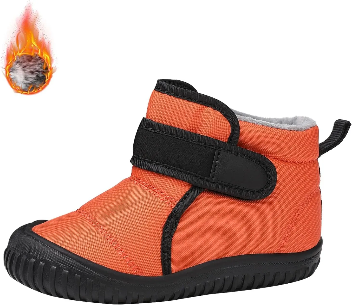 Toddler Baby Snow Boots Winter Shoes Boys Cold Weather Baby Faux Fr Shoes Snow Boots For Girls Big Kid Warm Inside