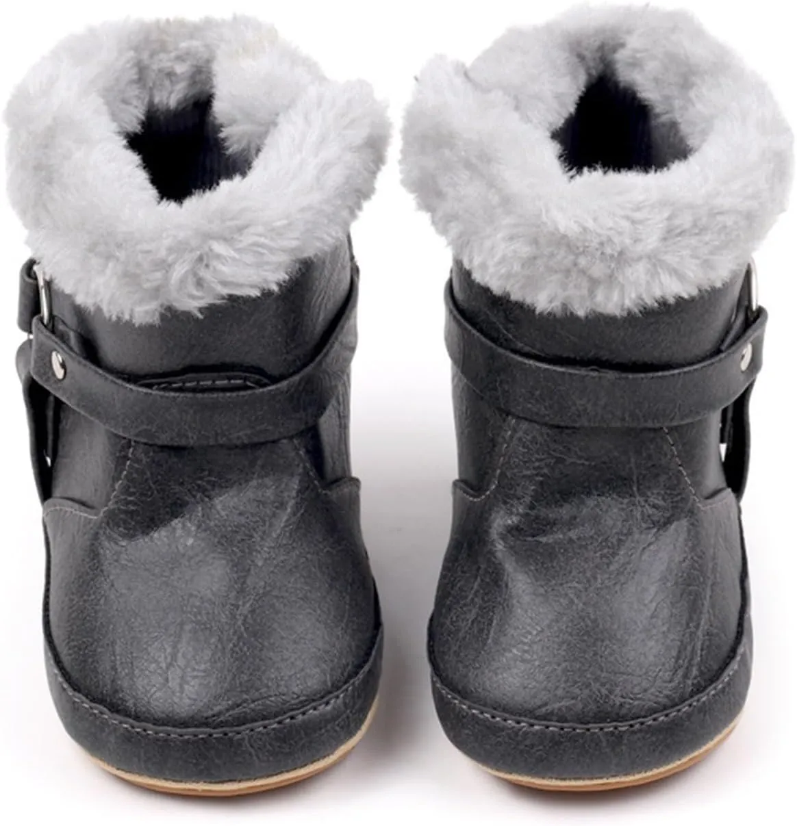Toddler Baby Warm Fleece Winter Snow Boots Toddler Cute Comfortable Warm Fuzzy Shoes Infant Faux Fr Booties Insulated Toddler Winter Boots