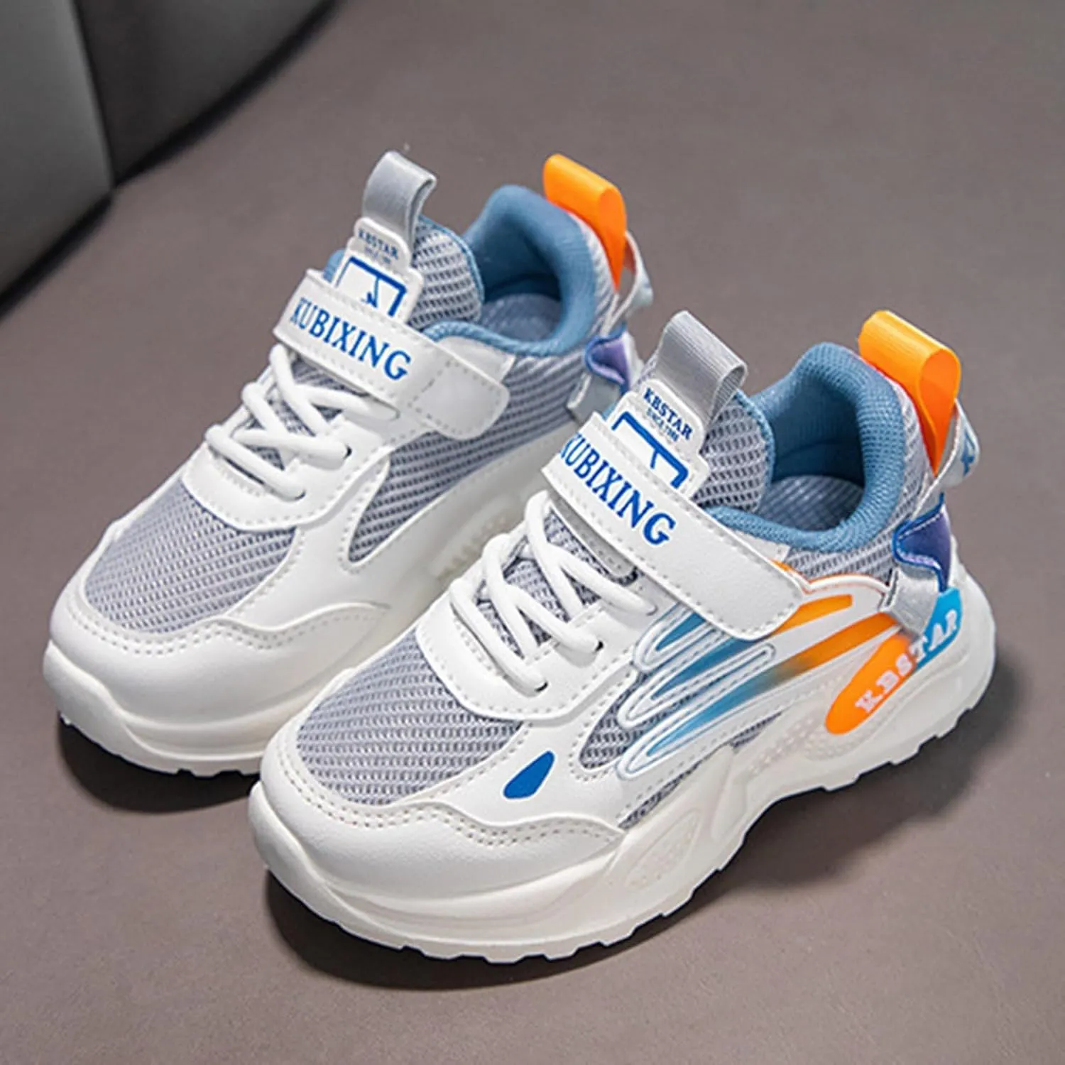 Toddler Big Kids Shoes Boys Girls Breathable Sneakers Athletic Running Shoes Casual White Sports Girl Slip on Sneakers