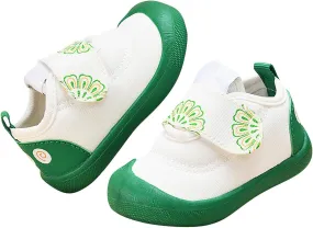 Toddler Boys Canvas Slip On Shoes Boys Girls Infant Sneakers Non-Slip Rubber Sole Crib First Walker Rubber Sole Shoes