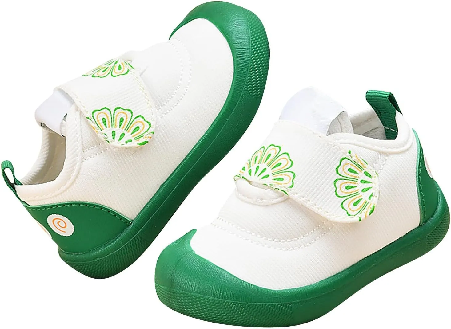 Toddler Boys Canvas Slip On Shoes Boys Girls Infant Sneakers Non-Slip Rubber Sole Crib First Walker Rubber Sole Shoes