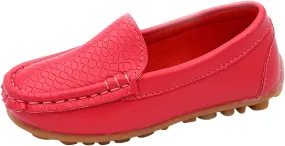 Toddler Boys Non Slip Loafers Ankle Leather Soft Sneakers Kids Baby Lightweight Summer Casual Dress Dance Sandals