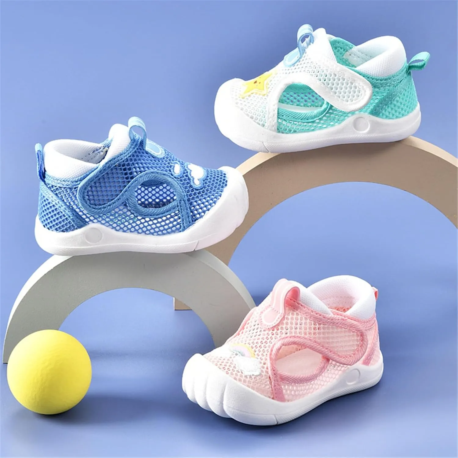 Toddler Girls Foam Sole Beach Slides Sandals Outdoor Pool Closed Toe Slide Shoes Baby Girls Kids Summer Slip On Sandals