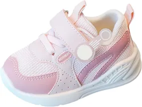 Toddler Slip On Sneakers Baby Walking Shoes Non-Slip Breathable Boys & Girls Tennis Shoes Infant Mesh Running Shoes