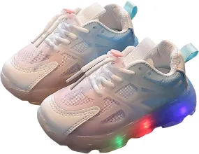 Toddler Sneakers,Kids Baby Boys Girls Led Light Sport Shoes Children Mesh Luminous Running Sneakers Shoes