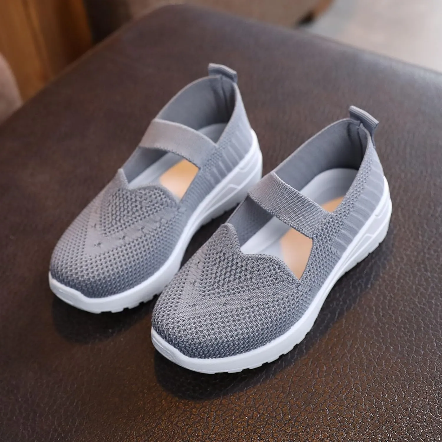 Toddler Toe Box Shoes Toddler Shoes Boy Girl Sneakers Running Tennis Mesh Casual Slip On