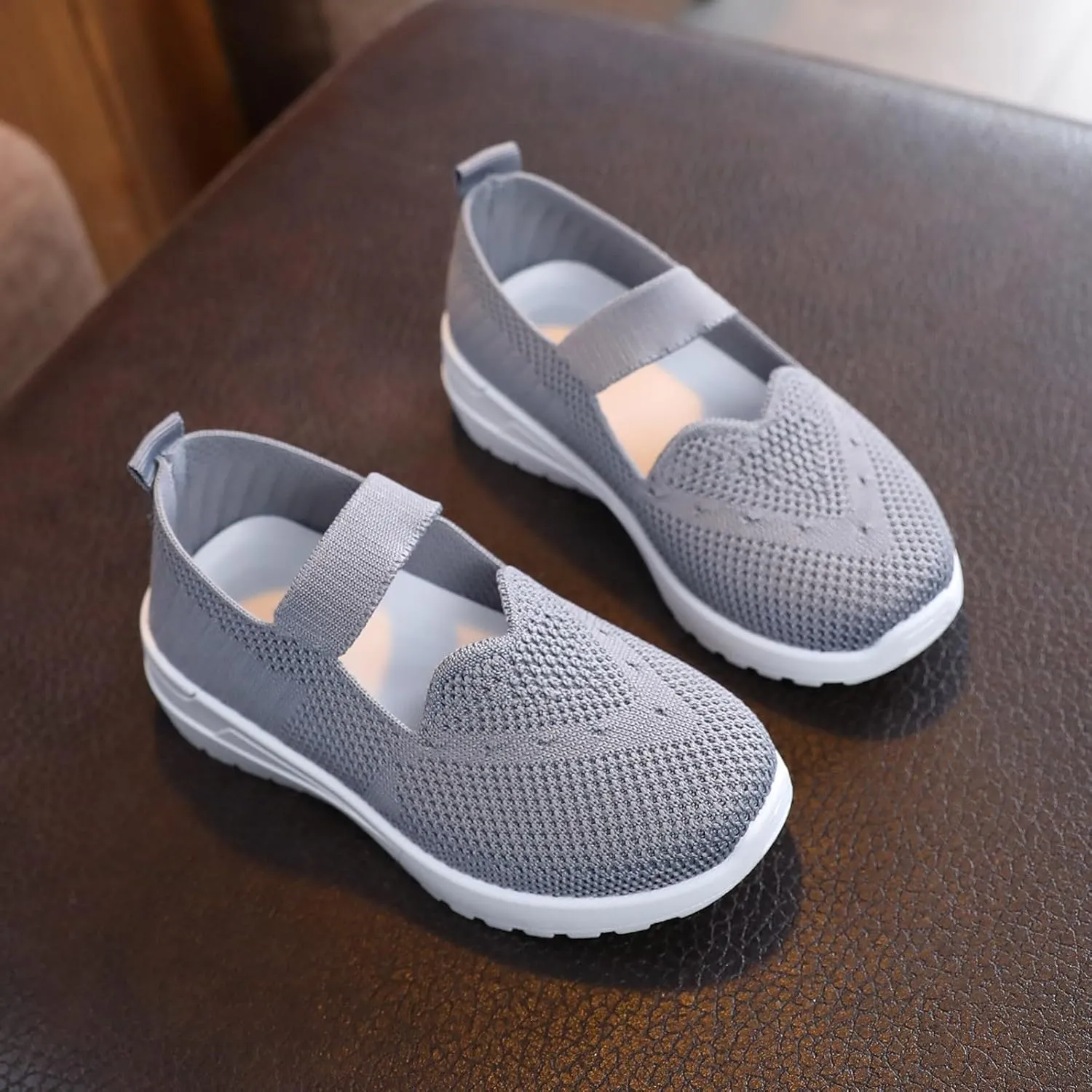 Toddler Toe Box Shoes Toddler Shoes Boy Girl Sneakers Running Tennis Mesh Casual Slip On