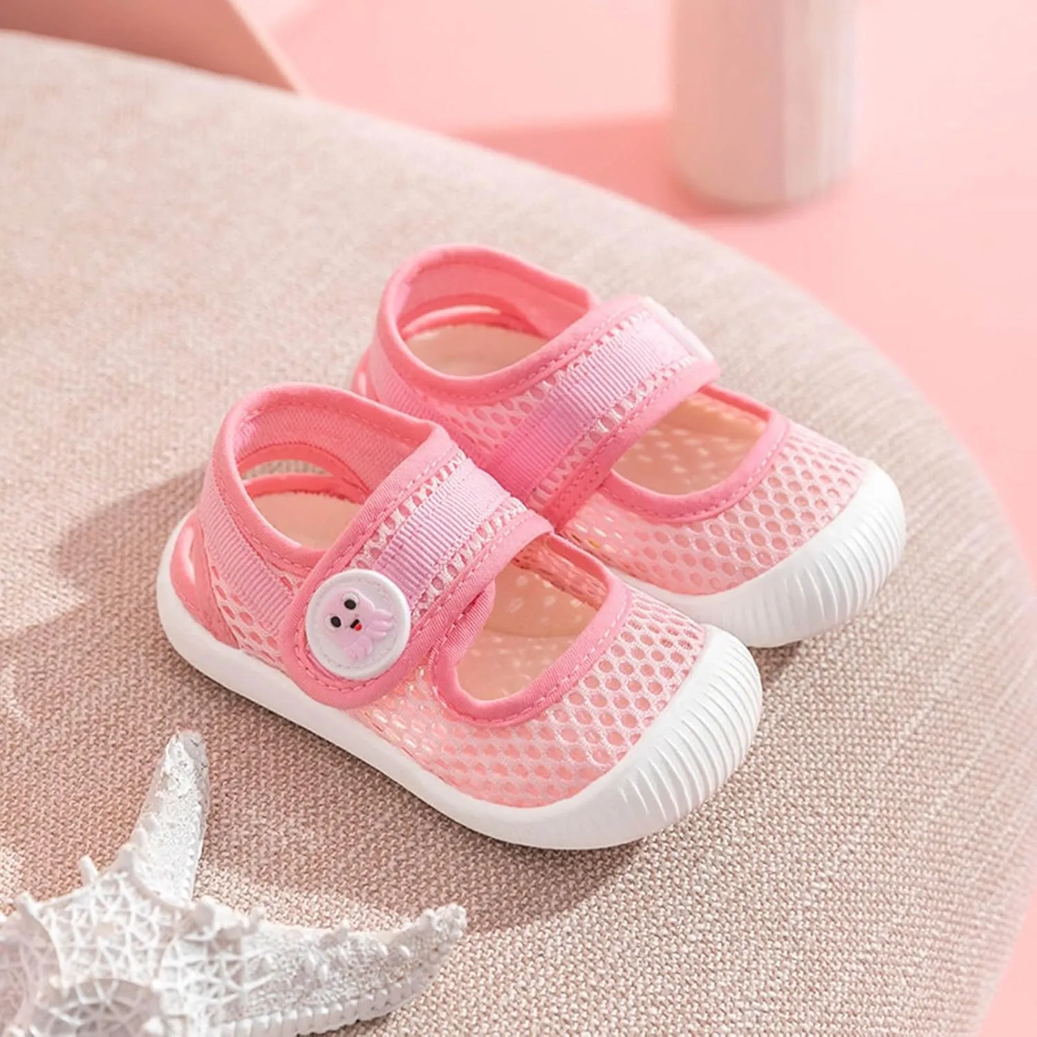 Toddler Water Shoes Barefoot Water Shoes for Kids Baby Wide Socks with Arch Support Breathable Girls Tennis Size 2