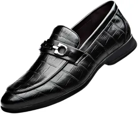 Tuxedo Shoes Men Business Casual Derby Shoes Modern Men's Brogue Oxfords Genuine Leather White Mens Dress Shoes(8)